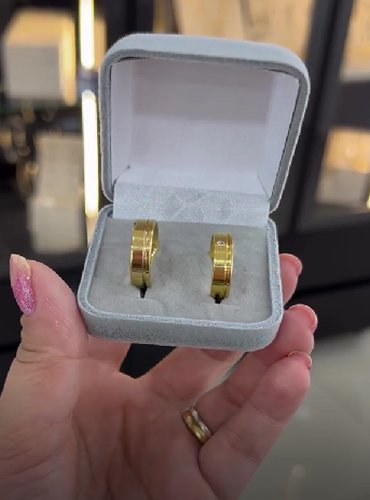 Par de Alianças de Ouro